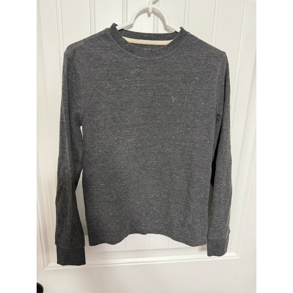 American Eagle Shirt Mens Small Super Soft Standard Fit Thermal Waffle EUC